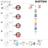 Нощна Силиконова Лампа Bunny Pink Nattou