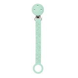 Nattou Printed Mint Green szilikon csipesz cumikhoz