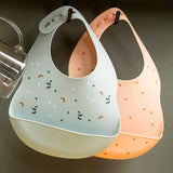 Силиконов Лигавник Bib Printed Motive Green Nattou
