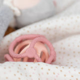 Силиконова Топка За Гризане Dusty Pink+ Light Pin Nattou