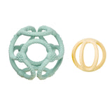Силиконови Топки За Гризане Pastel Green And Yellow Nattou