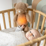 Успокояваща Плюшена Играчка Night Light Bear Teddy Brown Nattou