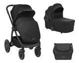Комбинирана Количка 2в1 С Кош За Новородено Naya Black Kikkaboo