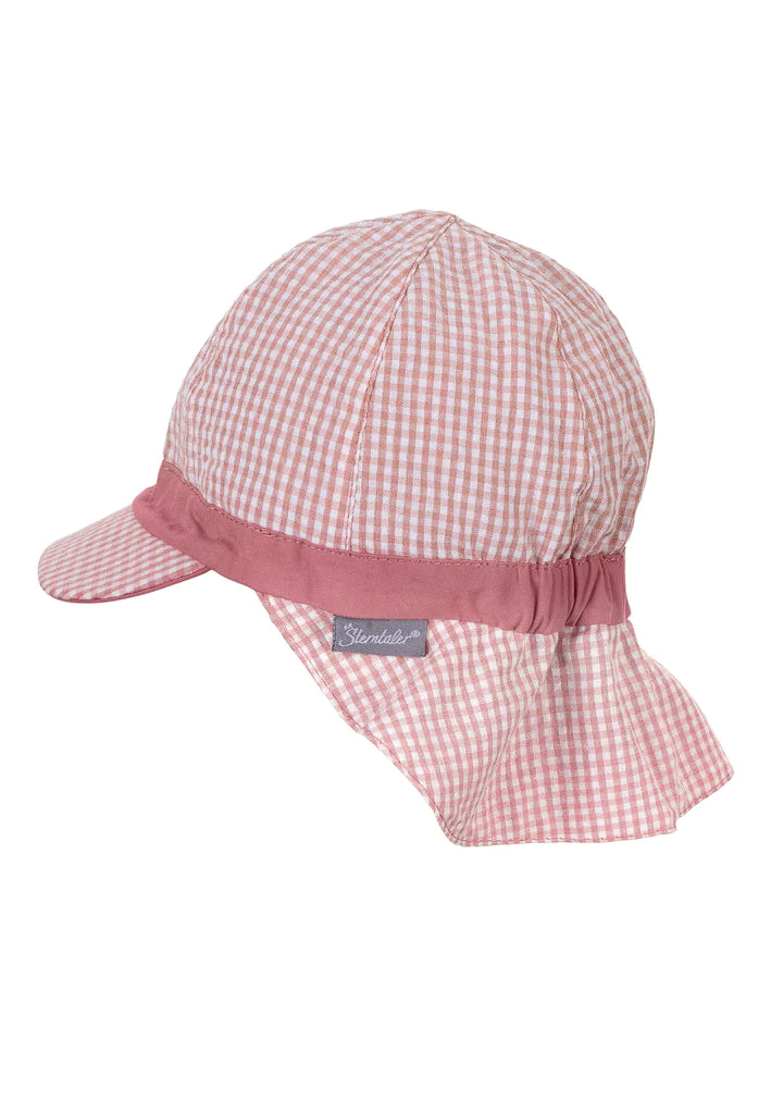 Перлено Розова Шапка Със Защита На Вратаuv50+, 47 См. 9 12 М. Sterntaler