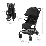 Nebo Бебешка Количка Midnight Black Kinderkraft