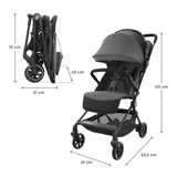 Nebo Бебешка Количка Platinum Gray Kinderkraft