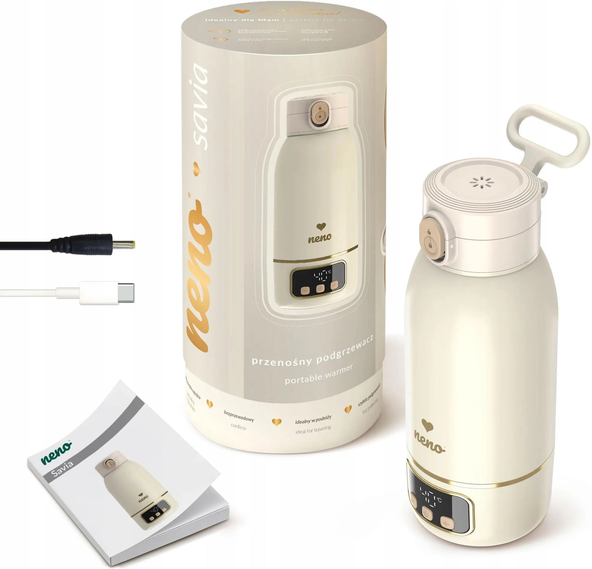 Преносим Уред За Затопляне На Бутилки Savia Neno