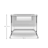 Nestee Grow 2 Бебешка Кошара Light Grey Kinderkraft