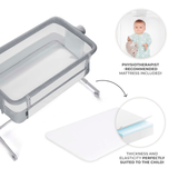Nestee Up 2 Бебешка Кошара Light Grey Kinderkraft