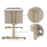 Nestee Grow 2 Бебешка Кошара Beige Kinderkraft