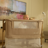 Nestee Grow 2 Бебешка Кошара Light Grey Kinderkraft