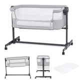 Nestee Up 2 Бебешка Кошара Grey Kinderkraft