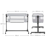 Nestee Up 2 Бебешка Кошара Grey Kinderkraft