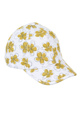 Бяла Бейзболна Шапка С Цветя, Uv50+, 57 См. 8+ Sterntaler