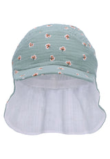 Зелена Детска Шапка С Козирка И Платка На Врата, Uv 50+, 55 См. 4 6 Г. Sterntaler