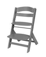 Дървен Стол За Храненe Nordy Dark Grey Kikkaboo