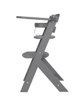 Дървен Стол За Храненe Nordy Dark Grey Kikkaboo