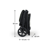 Nubi 3 Бебешка Количка Mystic Green Kinderkraft