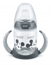 Nuk First Choice Рр Шише Temperature Control 150Мл. Със Силиконов Накрайник За Сок Mickey Grey