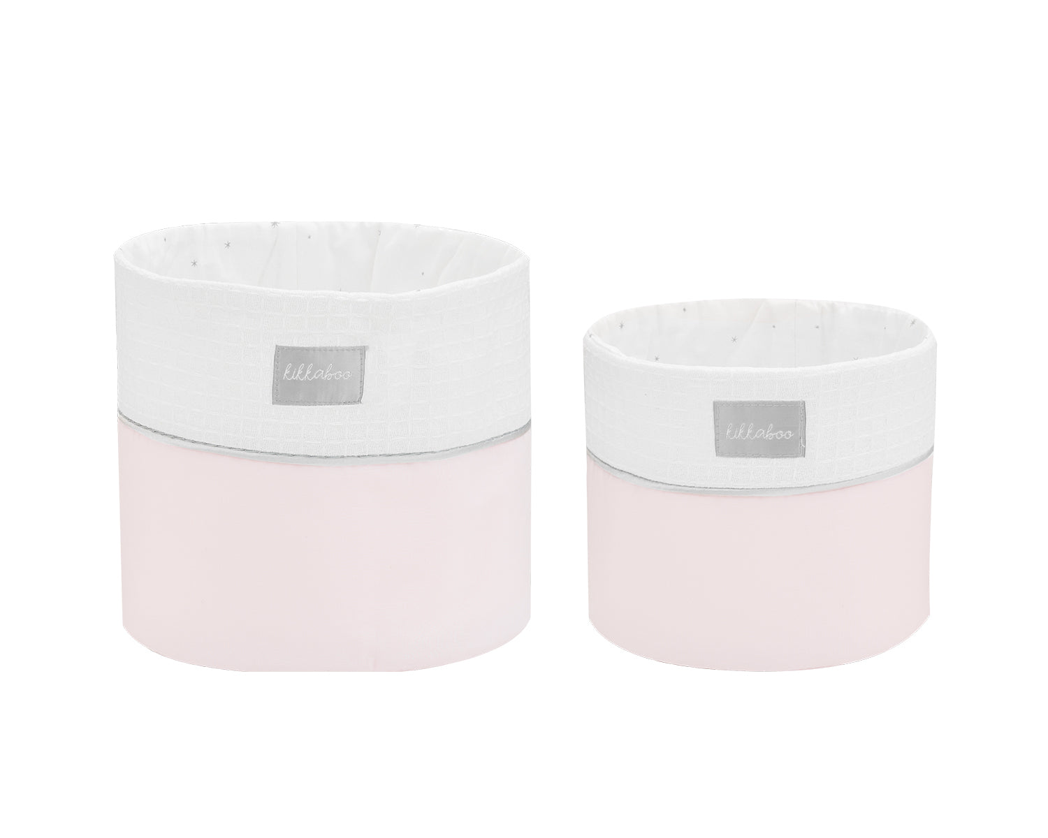 Kikkaboo Dream Big Pink 2 db-os kiegészítő tároló kosár szett 22 cm és 18 cm