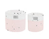 Комплект Кош За Аксесоари 2 Бр 22см И 18см Bear With Me Pink Kikkaboo