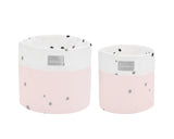 Комплект Кош За Аксесоари 2 Бр 22см И 18см Bear With Me Pink Kikkaboo