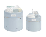Set de 2 coșuri accesorii - Prieteni cu dungi de 18 cm și 14 cm 