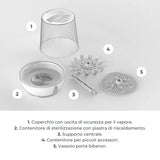 Електрически Парен Стерилизатор За 6 Бр. Шишета Sterieasy Nuvita