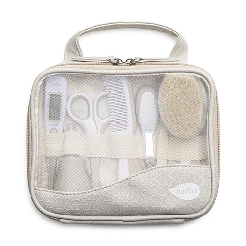 Хигиенен Комплект За Детето Baby Care Kit Beige + Термометър 1147 Nuvita