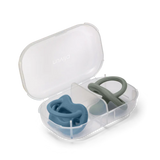 Комплект Силиконови Ортодонтични Залъгалки 2 Бр. (0 6 М.) Orthosoft Light Blue Nuvita