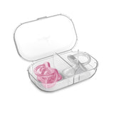 Комплект Силиконови Ортодонтични Залъгалки 2 Бр. (0 6 М.) Stericover Orthosoft Light Pink Nuvita