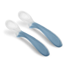 Силиконови Лъжички 2 Бр. Powder Blue Nuvita