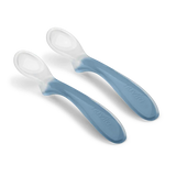 Силиконови Лъжички 2 Бр. Powder Blue Nuvita