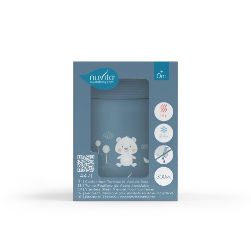 Термос 300 Мл. Powder Blue 4471 Nuvita