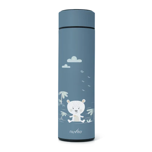 Термос 500 Мл. Със Сензор За Температура Poweder Blue 4455 Nuvita