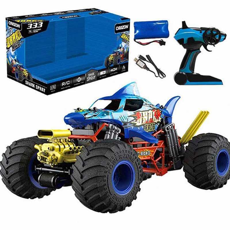 Buggy off-road „Shark” cu telecomandă și efect de fum 1:10