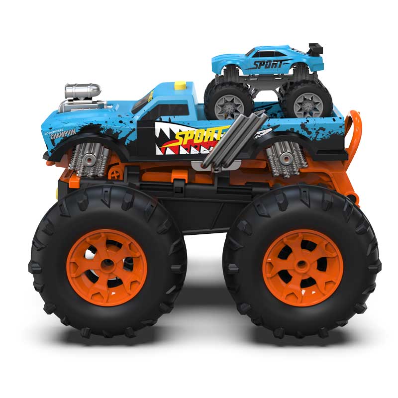 Офроуд Джип 2 В 1 С Писта За Изстрелване На Колички С Дистанционно Управление Crazon