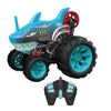 Jeep Off-Road cu control RC și rotație la 360°, albastru 1:16