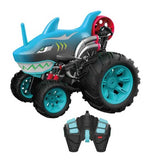 Jeep Off-Road cu control RC și rotație la 360°, albastru 1:16