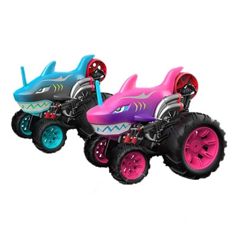 Jeep Off-Road cu control RC și rotație la 360°, albastru 1:16