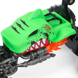 Mașină off-road cu roți față rotative, RC 1:16 în culoarea verde