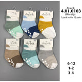 Бебешки Чорапи Терлик С Непързалящо Ходило Момче 4010103 Olay Socks