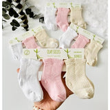 Бебешки Къси Чорапи Newborn Бамбук Момиче 3 Бр. 7010102 Olay Socks