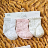 Бебешки Къси Чорапи Newborn Момиче 3 Бр. 13010039 Olay Socks