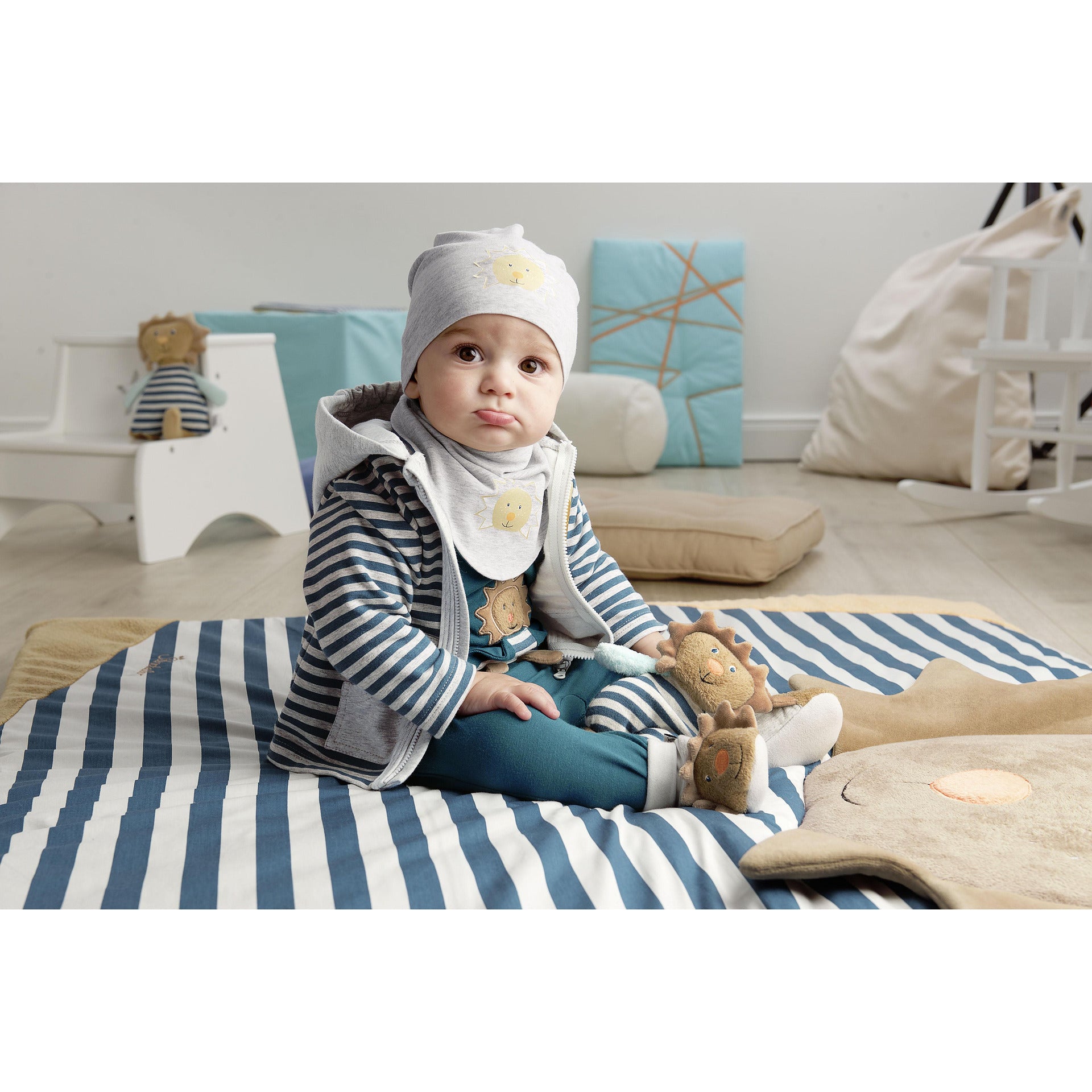 Памучен Бебешки Комплект Лео, 56 См. 3 4 М. Sterntaler