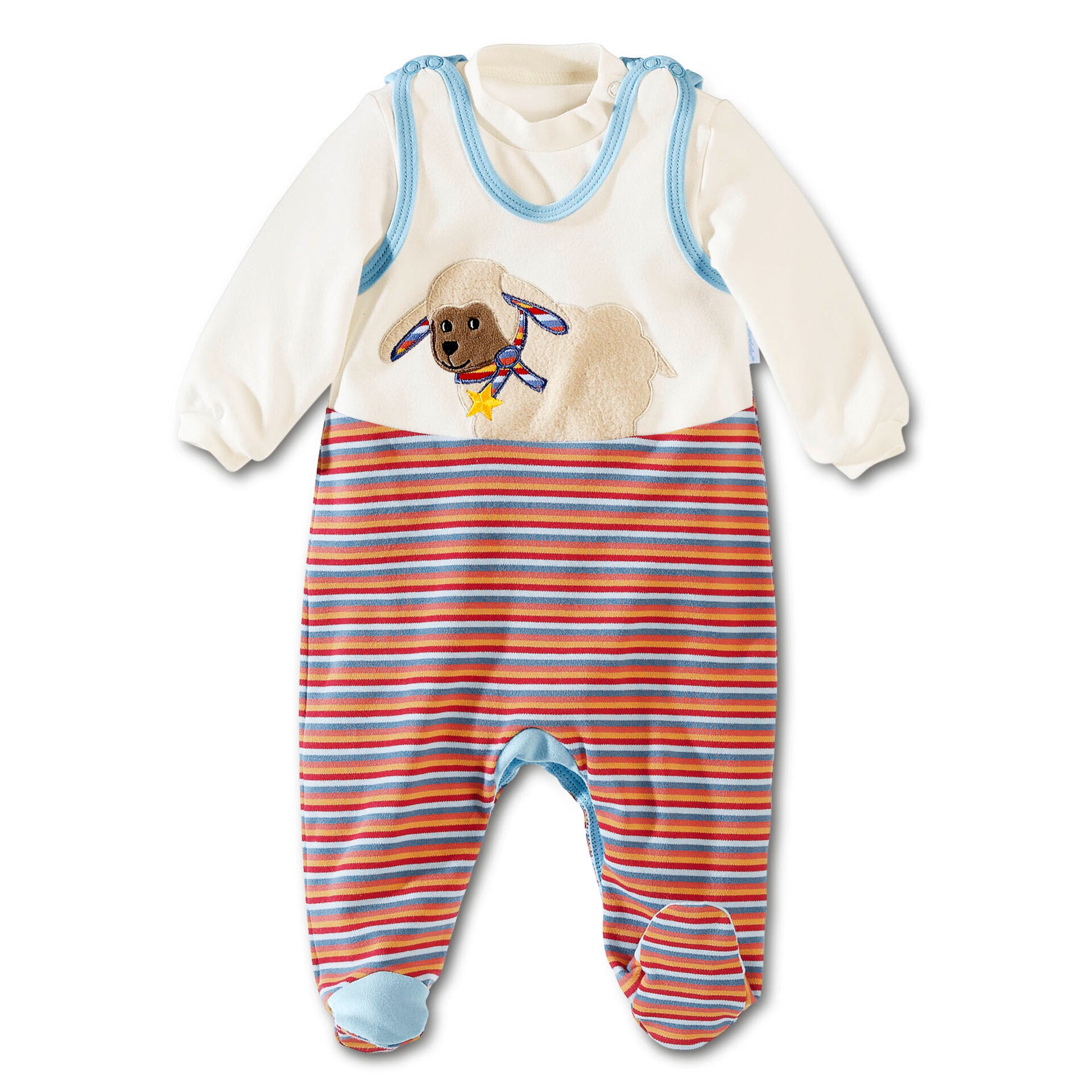 Памучен Бебешки Комплект 3 Части С Агънце, 50 См. 0 2 М. Sterntaler