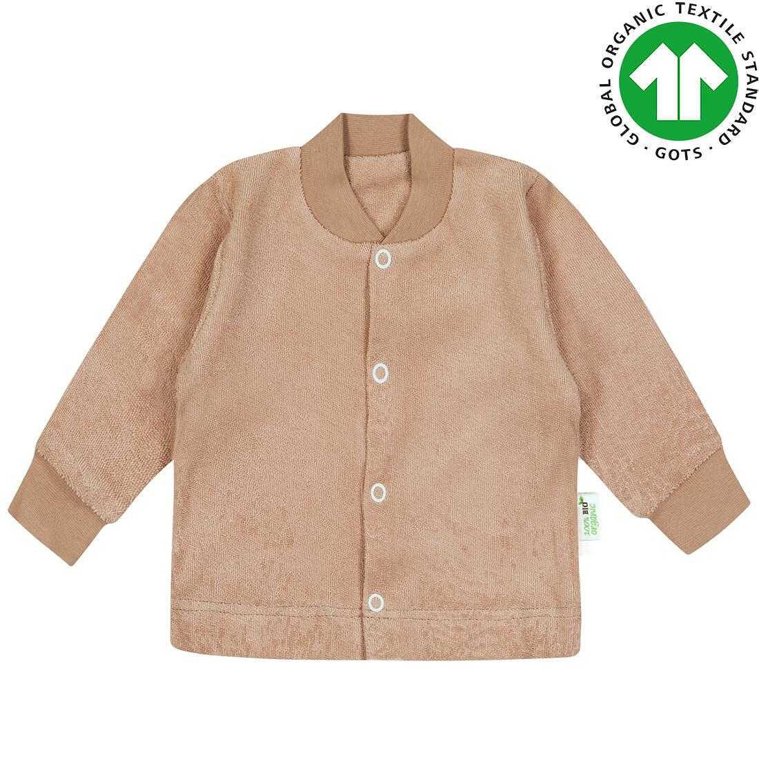 Памучна Бебешка Жилетка Фроте, 80 См. 9 12 М. Bio Baby