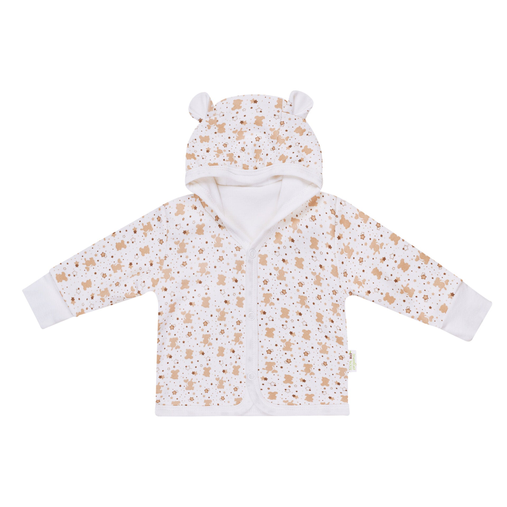 Памучно Бебешко Палтенце С Ушички, 80 См. 9 12 М. Bio Baby