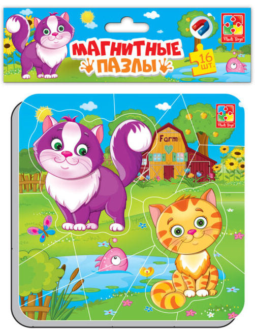 Мек Магнитен Пъзел Котета22X17X0,5