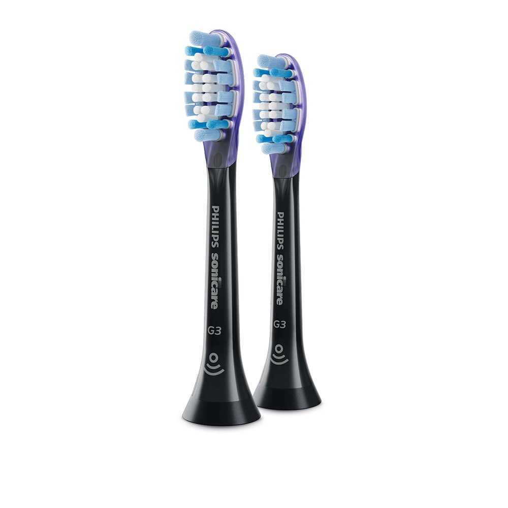 Глава Premium Gum Care За Електрическа Четка За Зъби Philips Sonicare, 2 Бр., Черна
